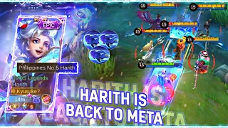 Harith Is Back To Meta Non Stop Dash | Spam Your Enemies To Death - MLBB