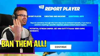 Nick Eh 30 *BLOWS UP* on STREAM SNIPERS and GETS THEM BANNED! 🤯 (Fortnite Season 3)