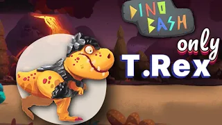 Dino Bash Only T rex (volcano island)