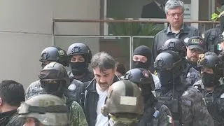 Trasladan al sucesor del Chapo en medio de fuertes medidas de seguridad