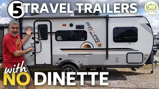5 Best Travel Trailers Without a Dinette