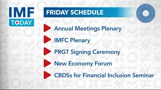 IMF Today: Thursday, October 13