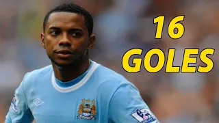 Todos los Goles de Robinho con el Manchester City - (2008/2010)