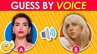 Guess the Singer by Their Voice | Celebrity Voice Quiz 🎙🎼