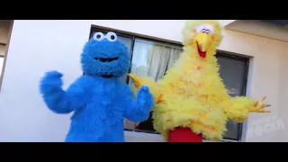 Ronald McDonald vs Cookie Monster Fight Backwards