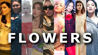 FLOWERS (The Megamix) - Miley Cyrus ft. Bruno Mars, Lady Gaga, Jisoo, The Weeknd & MORE!!!