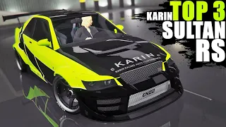 Karin Sultan RS Custom | Best TOP 3 Customization Paint Job Guide - GTA ONLINE