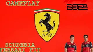 F1 2021 PS5 SCUDERIA FERRARI F1 TEAM PIT STOP (HD) GAMEPLAY 1080P