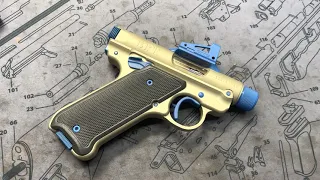 Ruger MK IV Honey Badger Themed MK~O with Dedicated RDS and Q-erector
