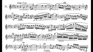 Practice: 2015-2016 TMEA All State Clarinet Etude #2 - Rose #31 - Measure 12 - 70 bpm