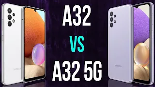 A32 vs A32 5G (Comparativo)