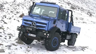 Mercedes-Benz Unimog U 4023 - Winter Offroad Driving