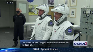 NASA SpaceX Crew Dragon Scrubbed Launch