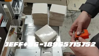 Automatic Napkin paper folding packing machine