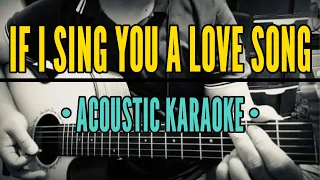 If I Sing You A Love Song - Bonnie Tyler (Acoustic Karaoke)