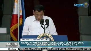 Graduation ng PMA "Mabalasik" class of 2019 sa Baguio City, pinangunahan ni Pangulong Duterte