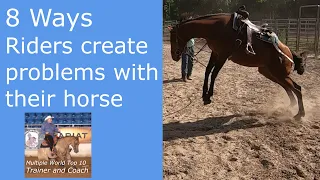 Everyone does one of these things to their horse.