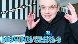 First night sleeping in the new house! | MOVING VLOG 4