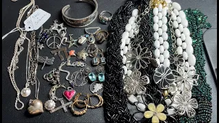 Estate Sale Jewelry: Sterling Silver, Gemstones, Costume! Necklaces, Earrings & More!! Plus Amber!