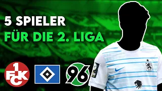 Neuzugänge für die 2. Liga: 5 Spieler aus der 3. Liga für 2. Bundesliga-Vereine!