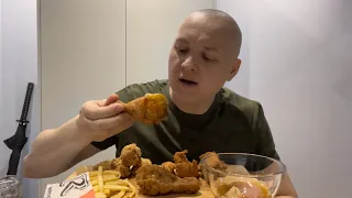 Мукбанг Rostics курёнок mukbang eating