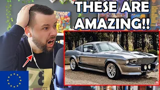 European Reacts to Greatest American Muscle Cars of ALL TIME