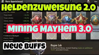 State of Survival: PTR &  Liveserver Update-Neue Heldenzuweisung komplett, Mining Mayhem 3.0 & mehr