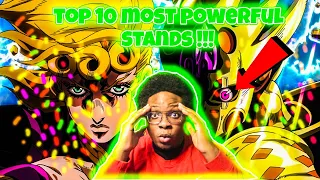 Non Jojo Fan Reacts Top 10 Most Powerful Stands Reaction