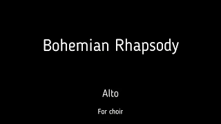 Choir/chór Freddie Mercury - Bohemian Rhapsody - Alto + score