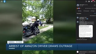 Warren police officer on paid leave after arrest video goes viral
