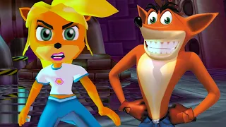 Crash Twinsanity Gameplay 4K - Coco Bandicoot and Academy of evil