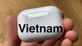 AirPods собранные во Вьетнаме (Assembled in Vietnam)