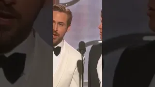 Ryan Gosling and brad pitt joking at the golden globes 2016 #shorts #funny 🤣