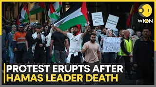 Israel-Gaza War: Protests in West Bank over the killing of Hamas leader Saleh Al-Arouri | WION