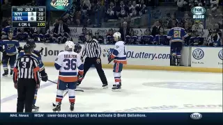 Jaden Schwartz EN goal, 3 stars. 6-3 NY Islanders vs St. Louis Blues Dec 11 2014 NHL