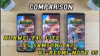 Samsung A71 vs Redmi Note 9s vs Huawei P40 Lite | Video test Display, Speedtest, camera Comparison