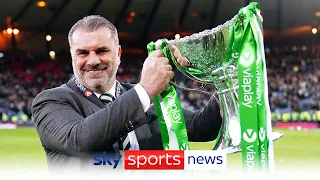 Ange Postecoglou says Celtic are being rewarded for hard work following League Cup win over Rangers