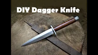 How to make a Dagger Knife out of an Old File