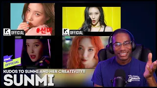 SUNMI | 'Noir', 'Heroine', 'pporappippam', 'Heart Burn' MV REACTION | The creativity is wild!!