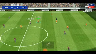 Solo dribble goal by Messi in pes 2021