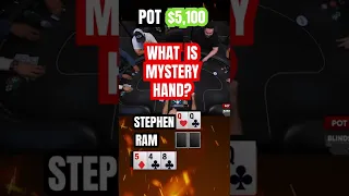 QUEENS vs  MYSTERY HAND for $22,000 💰🤯 #shorts #poker