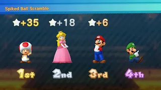 Mario Party 10 - Mario vs Luigi vs Peach vs Toad - Haunted Trail