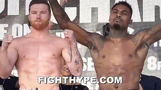 Canelo Alvarez vs. Jermell Charlo • FULL WEIGH-IN & FINAL FACE OFF