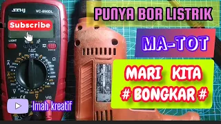 kita cek bor listrik mati dan  penyebabnya