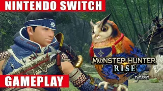 Monster Hunter Rise Nintendo Switch Demo Gameplay
