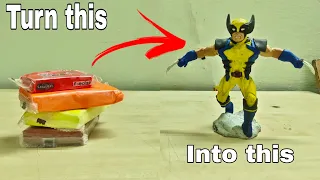 how to make wolverine out of clay | classic wolverine | x-man