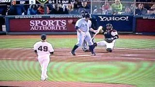 SEAGULLS WANT TO EAT, BUT THE SCORE IS STILL TIED @ SF Giants