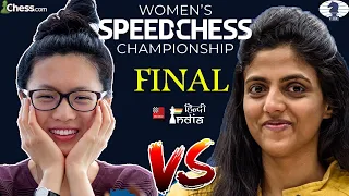 Harika Dronavalli Vs Hou Yifan I Women's Speed Chess Final I हिन्दी विश्लेषण