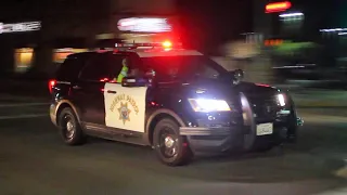 California Highway Patrol Responding to a Hit and Run