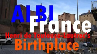 Albi France. Birth Place of Henri de Toulouse-Lautrec